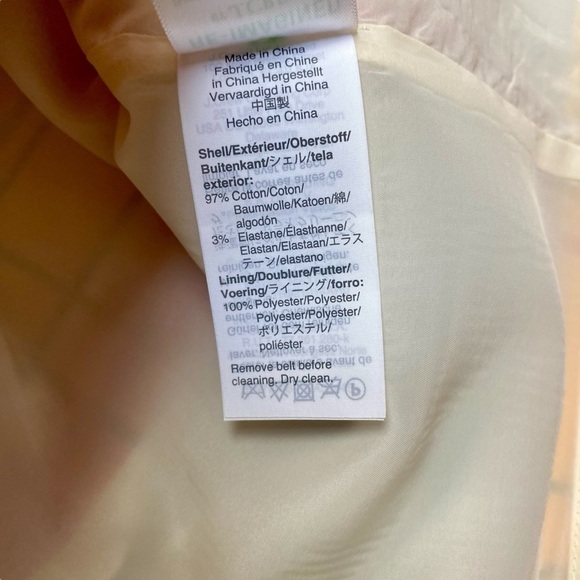 J.Crew Red Floral Bi-Stretch Cotton Sheath Dress Border Print Size 8 - Picture 14 of 15